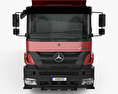 Mercedes-Benz Axor Tipper Truck with HQ interior 2022 3d model front view