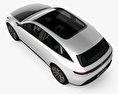 Mercedes-Benz EQ Konzept mit Innenraum 2017 3D-Modell Draufsicht
