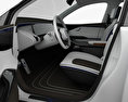 Mercedes-Benz EQ Konzept mit Innenraum 2017 3D-Modell seats