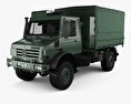 Mercedes-Benz Unimog U5000 Military Truck 2002 3D модель