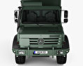 Mercedes-Benz Unimog U5000 Military Truck 2002 3D 모델  front view