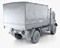 Mercedes-Benz Unimog U5000 Military Truck 2002 3D模型