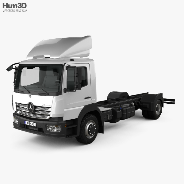 Mercedes-Benz Atego (1530) M-Cab Chassis Truck 2013 3D model