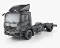 Mercedes-Benz Atego (1530) M-Cab Chassis Truck 2013 3d model wire render