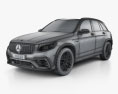 Mercedes-Benz GLC-class (X205) S AMG with HQ interior 2020 3d model wire render