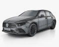 Mercedes-Benz A-class (W177) AMG Line 2021 3d model wire render