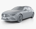 Mercedes-Benz A-class (W177) AMG Line 2021 3d model clay render
