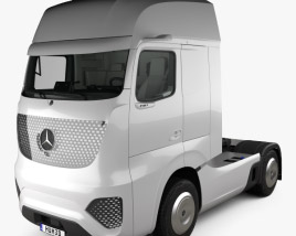 Mercedes-Benz Future Truck with HQ interior 2022 3D model