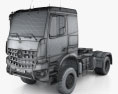 Mercedes-Benz Arocs Tractor Truck 2-axle 2016 3d model wire render