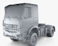 Mercedes-Benz Arocs Tractor Truck 2-axle 2016 3d model clay render