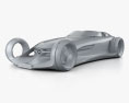 Mercedes-Benz Silver Arrow 2020 3d model clay render