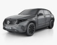 Mercedes-Benz EQC 400 2021 3D 모델  wire render