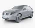 Mercedes-Benz EQC 400 2021 3Dモデル clay render