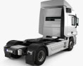 Mercedes-Benz Actros Tractor Truck 2-axle with HQ interior 2014 3d model back view