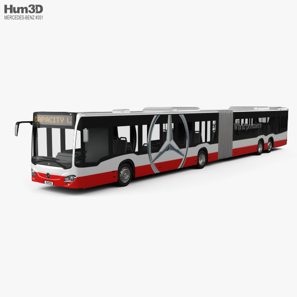 Mercedes-Benz CapaCity L 4-door bus 2014 3D model
