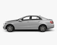 Mercedes-Benz E-class sedan with HQ interior 2012 3d model side view