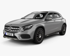 Mercedes-Benz GLA-class AMG Line with HQ interior 2020 3D model