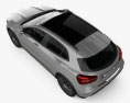 Mercedes-Benz GLA-class AMG Line with HQ interior 2020 3d model top view