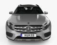 Mercedes-Benz GLA-class AMG Line with HQ interior 2020 3d model front view
