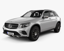 Mercedes-Benz GLC-class (X205) AMG Line with HQ interior 2018 3D model