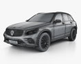 Mercedes-Benz GLC-class (X205) AMG Line with HQ interior 2018 3d model wire render