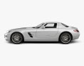Mercedes-Benz SLS-class with HQ interior 2017 3d model side view