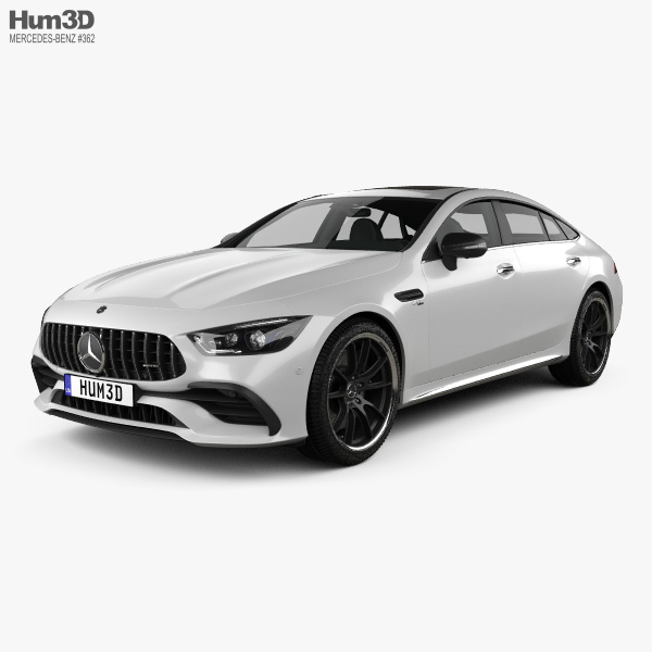 Mercedes-Benz AMG GT53 4门 coupe 2019 3D模型