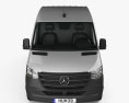 Mercedes-Benz Sprinter 厢式货车 L4H2 2019 3D模型 正面图