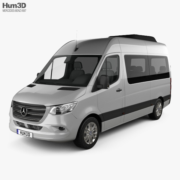 Mercedes-Benz Sprinter (W907) Passenger Van L2H2 2022 3D model