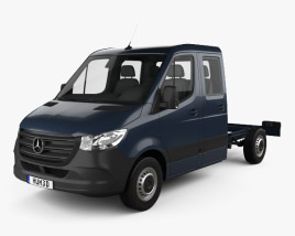 Mercedes-Benz Sprinter (W907) Crew Cab Chassis L2 2022 3D model