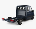Mercedes-Benz Sprinter (W907) Crew Cab Chassis L2 2022 3d model back view