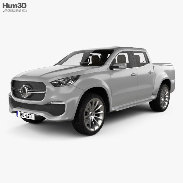 Mercedes-Benz X级 Stylish Explorer 带内饰 2017 3D模型