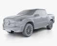 Mercedes-Benz X-Class Stylish Explorer with HQ interior 2018 3d model clay render