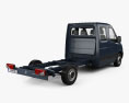Mercedes-Benz Sprinter (W907) Crew Cab Chassis L3 2022 3d model back view