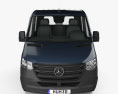 Mercedes-Benz Sprinter (W907) Crew Cab Chassis L3 2022 3d model front view