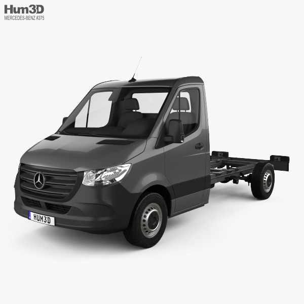 Mercedes-Benz Sprinter (W907) Single Cab Chassis L2 2022 3D model
