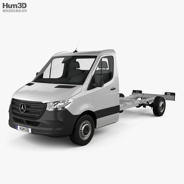 Mercedes-Benz Sprinter (W907) Cabina Simple Chassis L3 2019 Modelo 3D