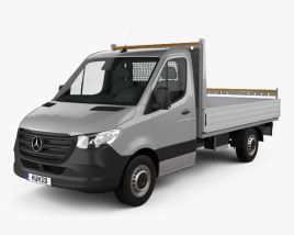 Mercedes-Benz Sprinter (W907) Single Cab Dropside L2 2022 3D model