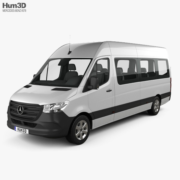 Mercedes-Benz Sprinter Passenger Van L3H2 2022 3D模型