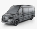 Mercedes-Benz Sprinter Passenger Van L3H2 2022 3D模型 wire render