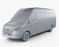 Mercedes-Benz Sprinter Passenger Van L3H2 2022 3d model clay render