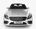 Mercedes-Benz C-class AMG-line sedan 2022 3d model front view