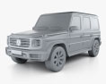 Mercedes-Benz G级 (W463) 2019 3D模型 clay render