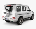 Mercedes-Benz G 클래스 (W463) AMG 2022 3D 모델  back view