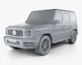 Mercedes-Benz G 클래스 (W463) AMG 2022 3D 모델  clay render