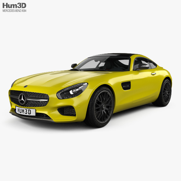 Mercedes-Benz AMG GT 带内饰 2014 3D模型