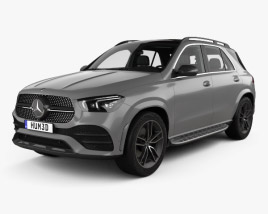 Mercedes-Benz GLE-class AMG-Line with HQ interior 2022 3D model