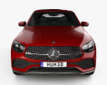 Mercedes-Benz GLC-class AMG-Line coupe 2022 3d model front view