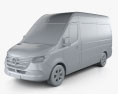 Mercedes-Benz Sprinter Crew Van L2H2 2022 3d model clay render