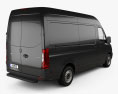 Mercedes-Benz Sprinter Kastenwagen L2H2 2019 3D-Modell Rückansicht